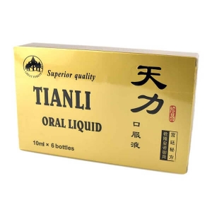 Tianli 6 fiole cu capac auriu Original Oral Liquid