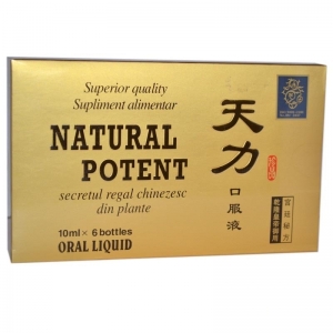 Natural Potent, Tratament naturist potenta, 6 fiole