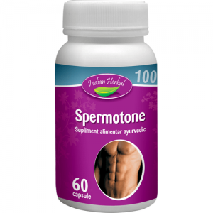 Spermotone, 60 capsule, Indian Herbal (pentru EL)