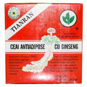 Ceai antiadipos verde cu Ginseng, 30doze, Sanye